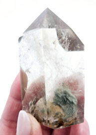 Lodoliet punt - Garden quartz (groter stuk)