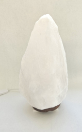 Himalayazout zoutlamp Wit 10-12 kilo (zie filmpje)