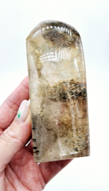 Lodoliet punt - Garden quartz (groot stuk)