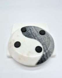 Cadeausetje Yin Yang Wierookhouder met Satya Positive Vibes Wierookstokjes