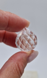 Regenboogkristal transparant bol 2cm