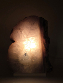 Agaat Lamp met Druzy (zie filmpje)