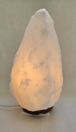 Himalayazout zoutlamp Wit 10-12 kilo (zie filmpje)