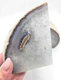 Agaat boekensteun (zie filmpje)