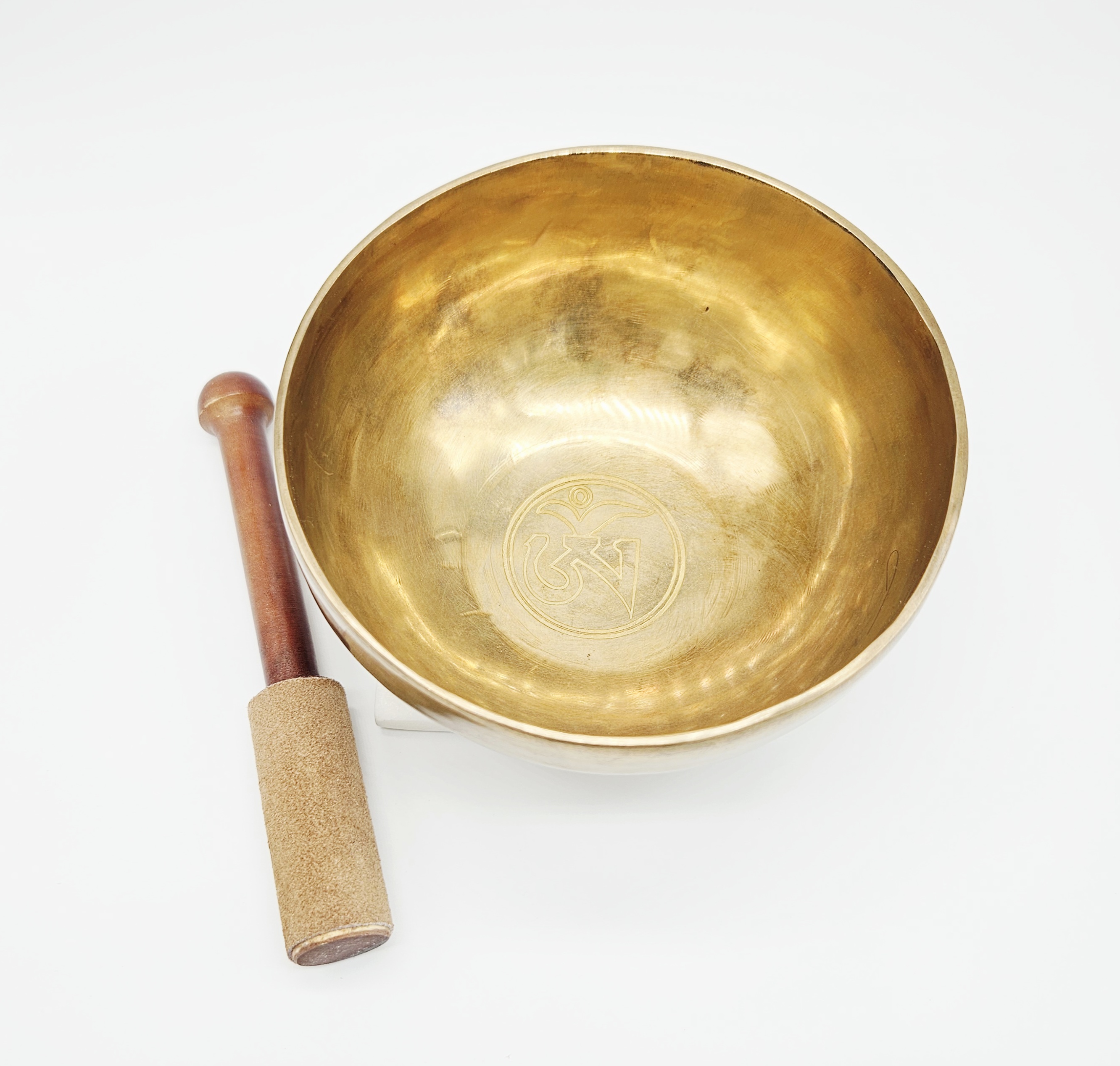 Klankschaal OHM ± 13cm met klopper