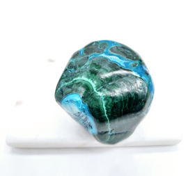 Malachiet met Chrysocolla (zie filmpje)