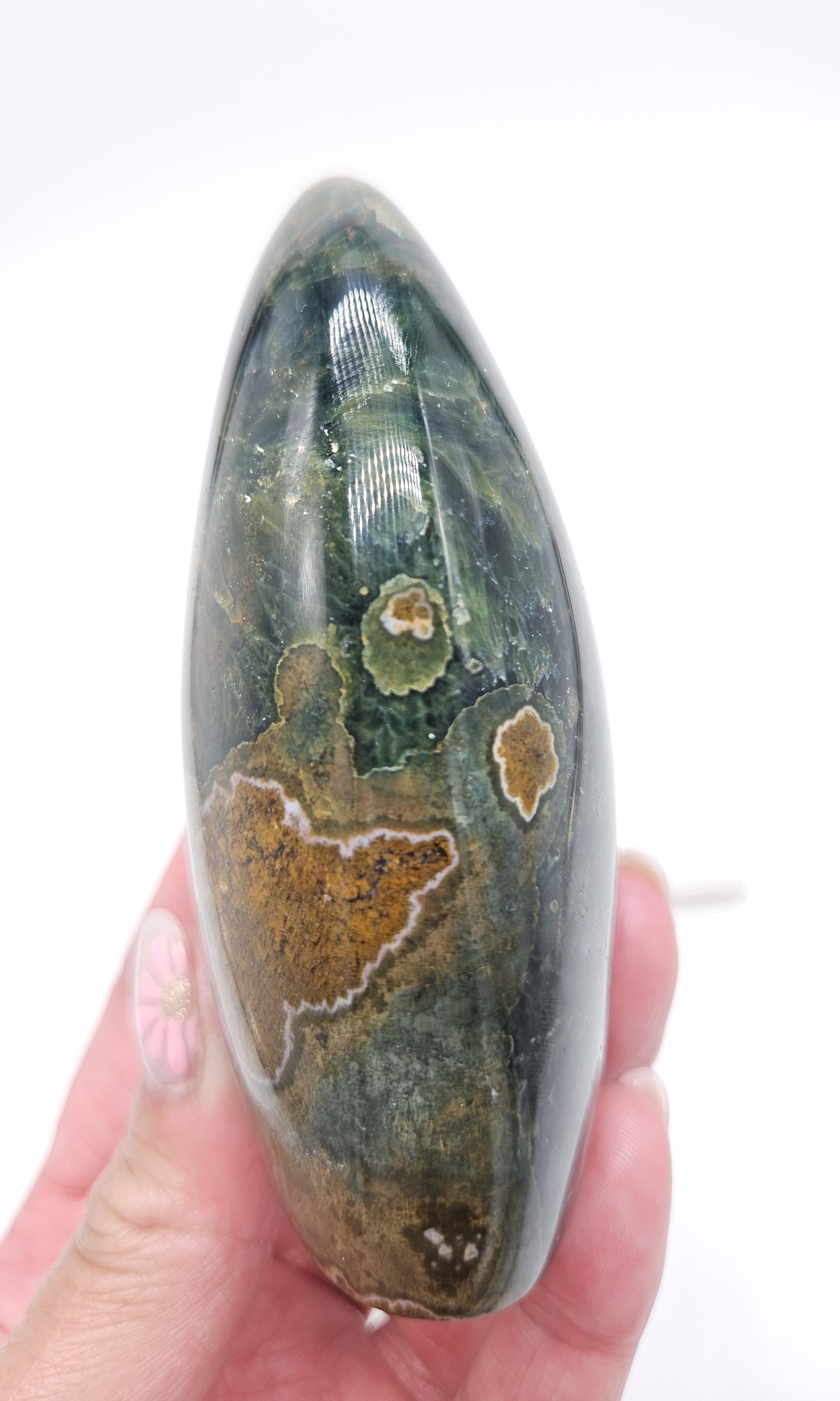 Oceaan Jaspis Sculptuur (zie filmpje)
