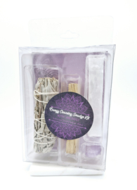 Energie reiniging smudge set