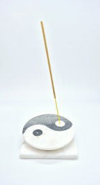 Cadeausetje Yin Yang Wierookhouder met Satya Positive Vibes Wierookstokjes