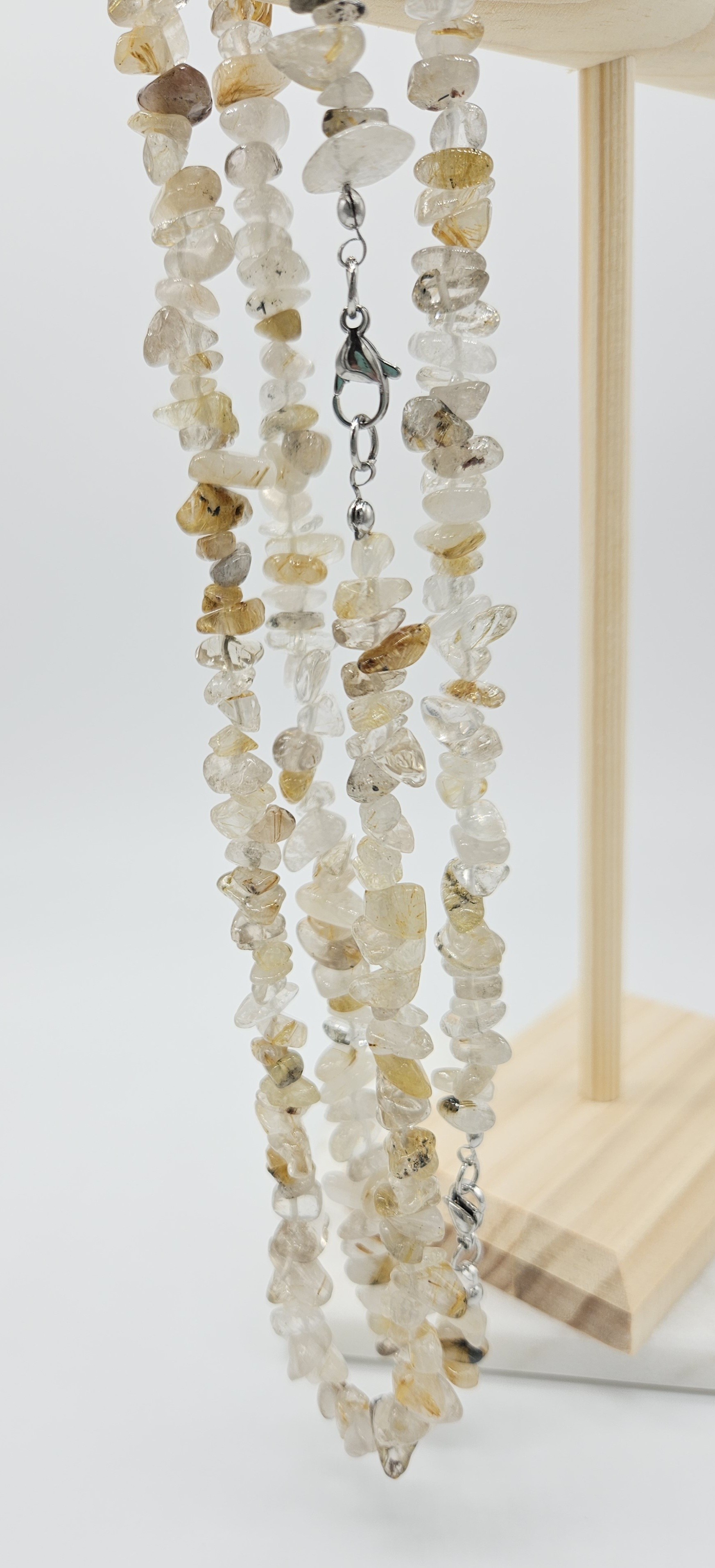 Rutielkwarts ketting met slotje