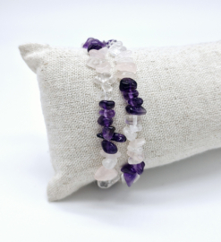 Gouden driehoek armband