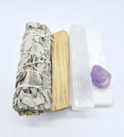 Energie reiniging smudge set