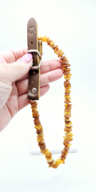 Barnsteen honden halsband 40-45cm (L)
