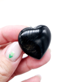 Goud Obsidiaan Hartje 3cm
