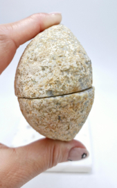 Agaat Geode met "sugar coating"