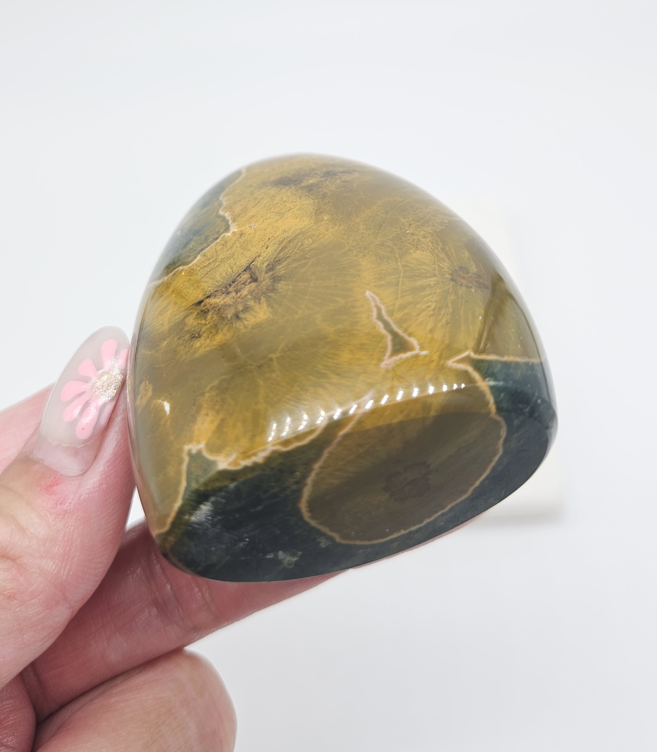 Oceaan Jaspis Sculptuur (zie filmpje)