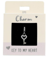 Charm 090 | Key to my heart | Silver