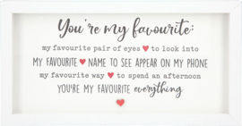 You're my favourite
