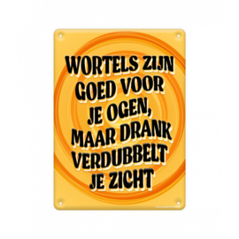 Wortels zijn goed voor je ogen