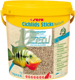 sera cichlids Sticks 10ltr