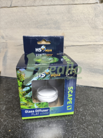 HS glazen diffusor 40mm plat tbv co2