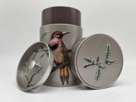 Theeblik Eigenart Birds Set Platin en Rose 150 gram