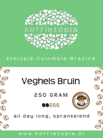 Veghels Bruin koffie 250gr.