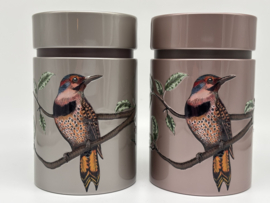 Theeblik Eigenart Birds Set Platin en Rose 150 gram