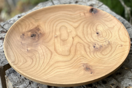 Houten bord - Kerselaar (XL) met knopen