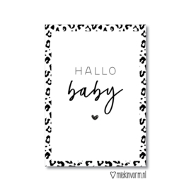 Babyshower invulkaarten panter