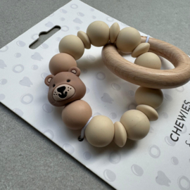 Bijtring / Rammelaar - Mini Rattle Bear