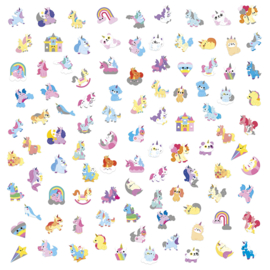 Janod - 100 stickers Unicorn