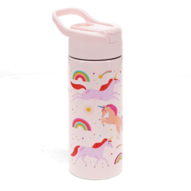 RVS drinkfles - Unicorn