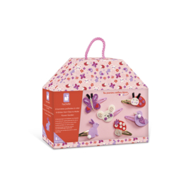 Janod Atelier - Haarspeldjes Glitter Bloementuin
