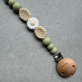 Speenkoord - Chewie Clip Silicone Daisy