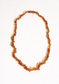 Barnsteen ketting baby - Cognac