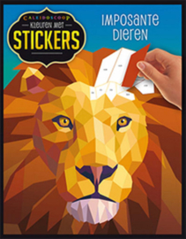 Stickerboek - Kleuren met stickers - Imposante dieren