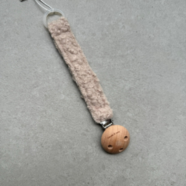 Speenkoord - Chewie Teddy Clip - Off-White
