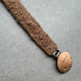 Speenkoord - Chewie Teddy Clip - Taupe