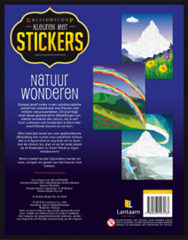 Kleuren met stickers - Natuurwonderen