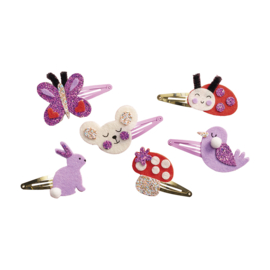 Janod Atelier - Haarspeldjes Glitter Bloementuin