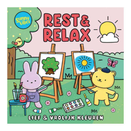 Kleurboek Sunny vibes - Rest & Relax