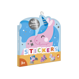 Janod - 100 stickers Unicorn