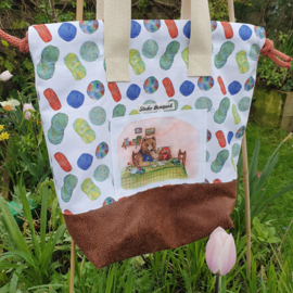 Pre order: grote tas Beer en Rode panda Studio Bereguod 40x42 cm