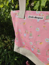 Projecttas muisjes en goudsbloem Studio Bereguod
