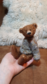 Handgemaakte teddybeer  19 cm