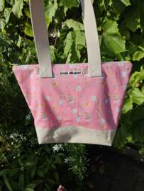 Projecttas muisjes en goudsbloem Studio Bereguod