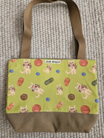 Middelgrote projecttstas met rits katje Studio Bereguod