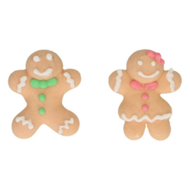 FunCakes | Suikerdecoratie Gingerbread (set/12)