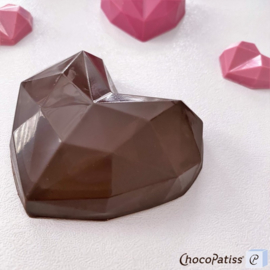 ChocoPatiss | Chocoladevorm diamant hart set/2